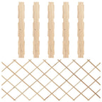 vidaXL Rankzäune 5 Stk. Massivholz Tanne 180x80 cm