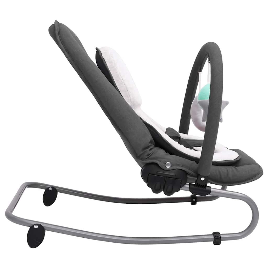 vidaXL Babywippe Anthrazit Stahl
