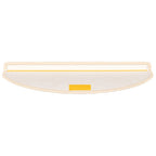 vidaXL Stufenmatten 15 Stk. 65x21x4 cm Weiß und Braun Halbrund Groß