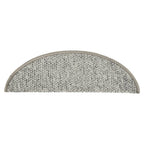 vidaXL Treppenmatten 15 Stk. Hellgrau 56x17x3 cm