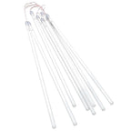 vidaXL 8 Stk. Meteorlichter 50 cm 288 LEDs Innen- Außenbereich Blau