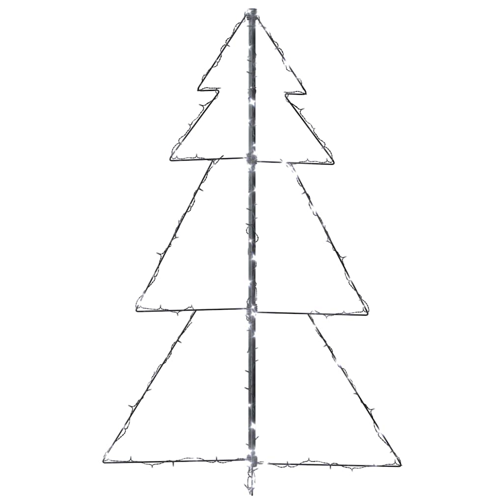 vidaXL Weihnachtsbaum in Kegelform 160 LEDs Indoor & Outdoor 78x120 cm