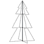 vidaXL Weihnachtsbaum in Kegelform 200 LEDs Indoor Outdoor 98x150 cm