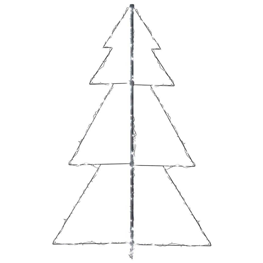 vidaXL Weihnachtsbaum in Kegelform 200 LEDs Indoor Outdoor 98x150 cm
