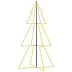 vidaXL Weihnachtsbaum in Kegelform 300 LEDs Indoor & Outdoor 120x220cm