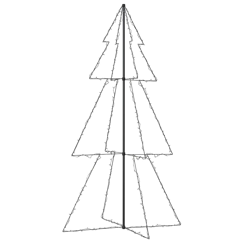 vidaXL Weihnachtsbaum in Kegelform 300 LEDs Indoor & Outdoor 120x220cm