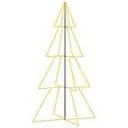 vidaXL Weihnachtsbaum in Kegelform 360 LEDs Indoor Outdoor 143x250 cm