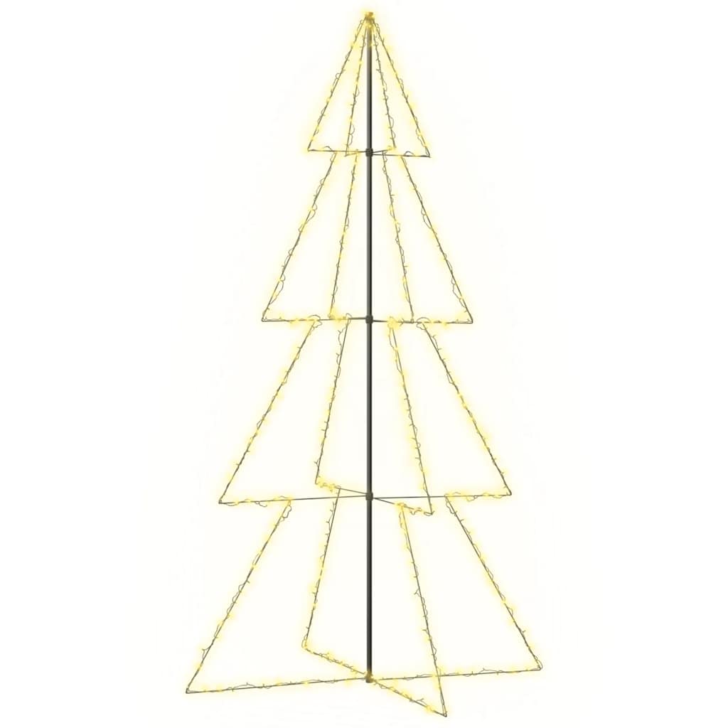 vidaXL Weihnachtsbaum in Kegelform 360 LEDs Indoor Outdoor 143x250 cm