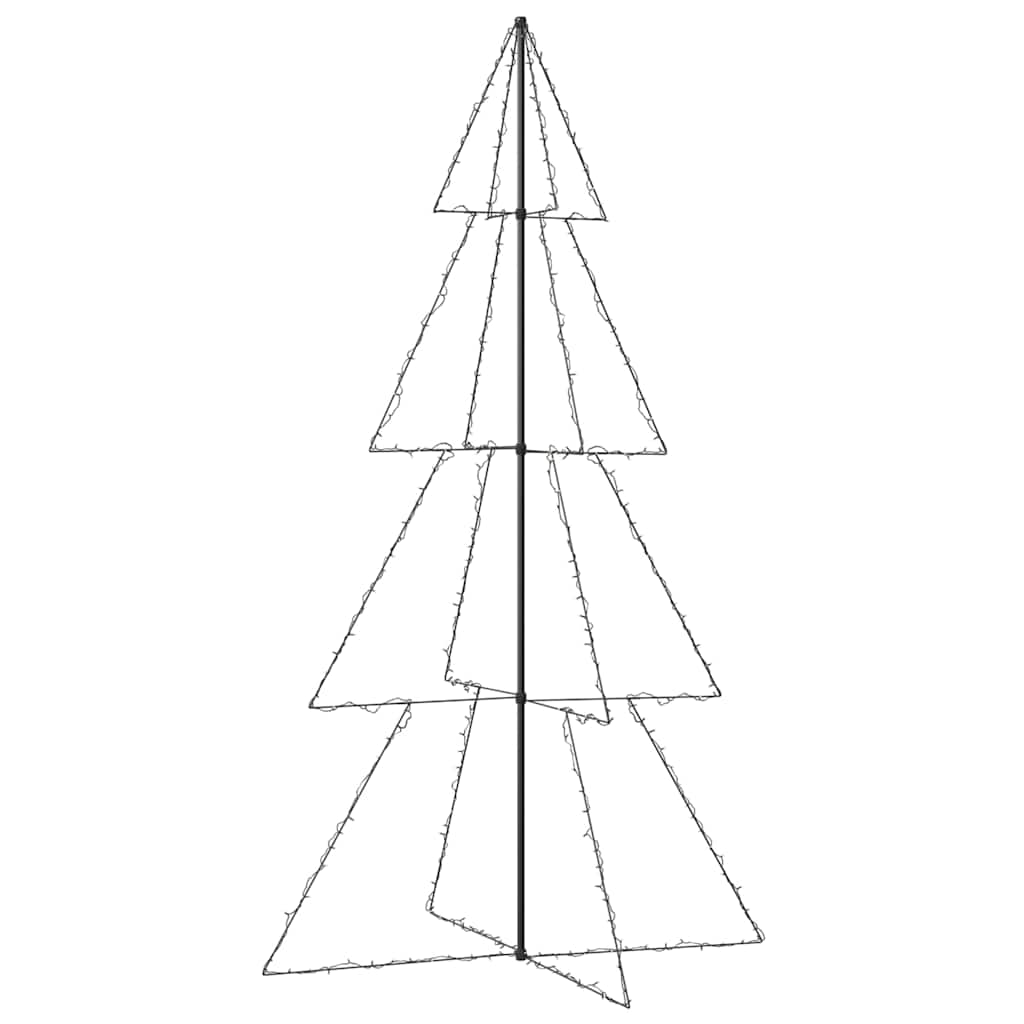 vidaXL Weihnachtsbaum in Kegelform 360 LEDs Indoor Outdoor 143x250 cm