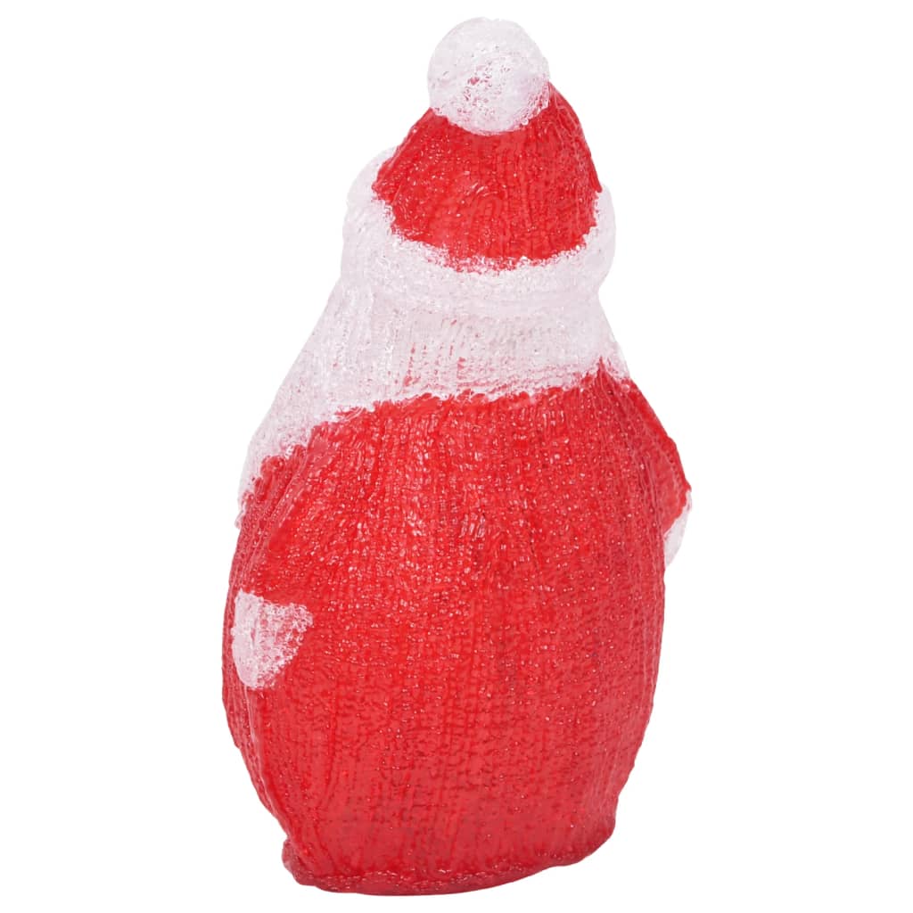 vidaXL LED-Weihnachtsmann Acryl Indoor und Outdoor 28 cm