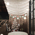 vidaXL Lichterkette Kugeln 20 m 200 LED Warmweiß 8 Funktionen