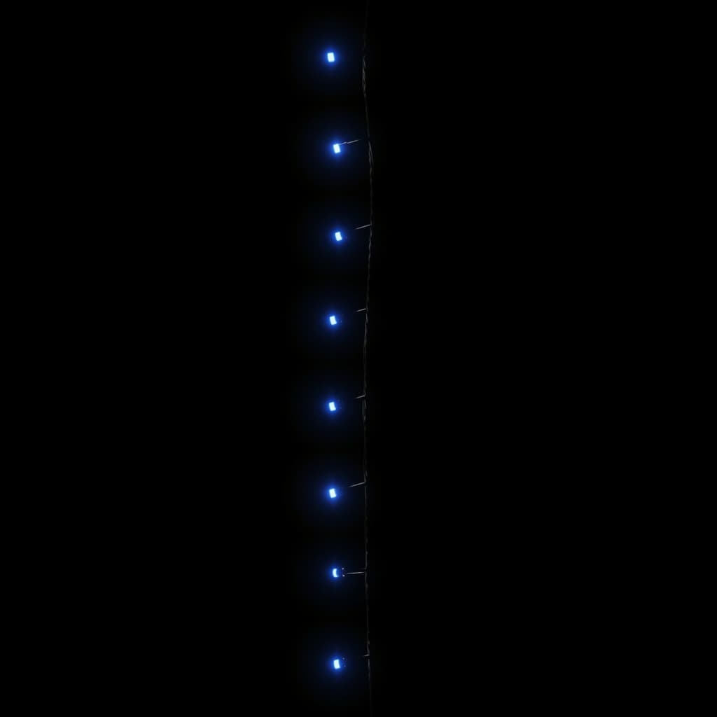 vidaXL Lichterkette mit 400 LEDs Blau 40 m 8 Lichteffekte