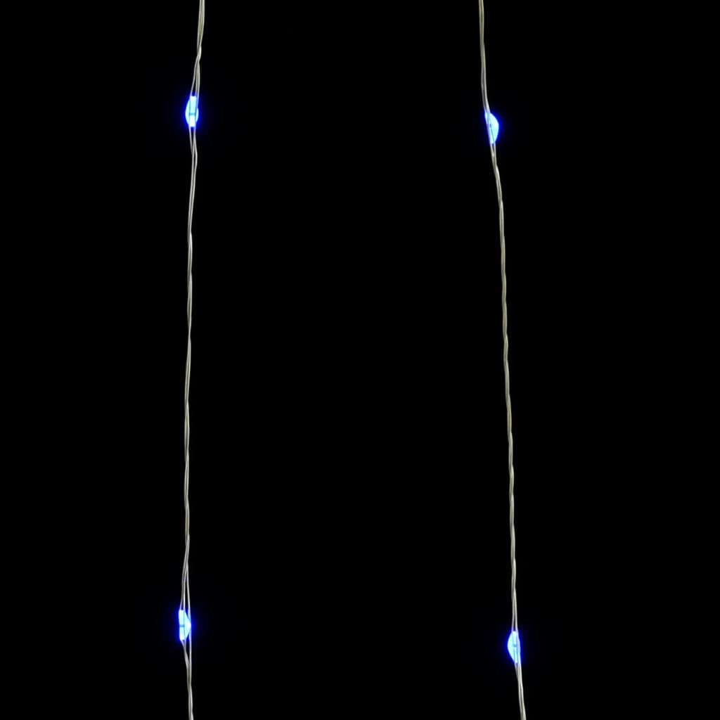 vidaXL LED-Lichterdraht 40 m 400 LED Kaltweiß 8 Funktionen