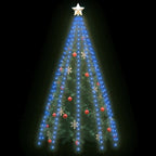 vidaXL Weihnachtsbaum-Lichternetz mit 250 LEDs Blau 250 cm