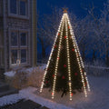 vidaXL Weihnachtsbaum-Lichternetz mit 400 LEDs Kaltweiß 400 cm