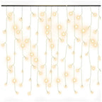 vidaXL Lichtervorhang LED Eiszapfen 10 m 400 LED Warmweiß 8 Funktionen
