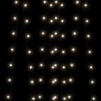 vidaXL Solar-Lichterkette 2 Stk. 2x200 LED Kaltweiß Innen Außen