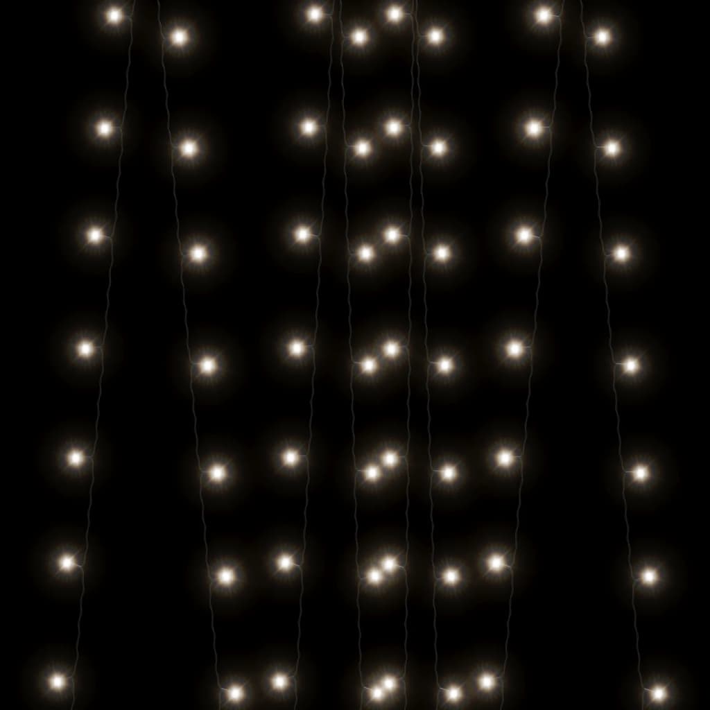 vidaXL Solar-Lichterkette 2 Stk. 2x200 LED Kaltweiß Innen Außen