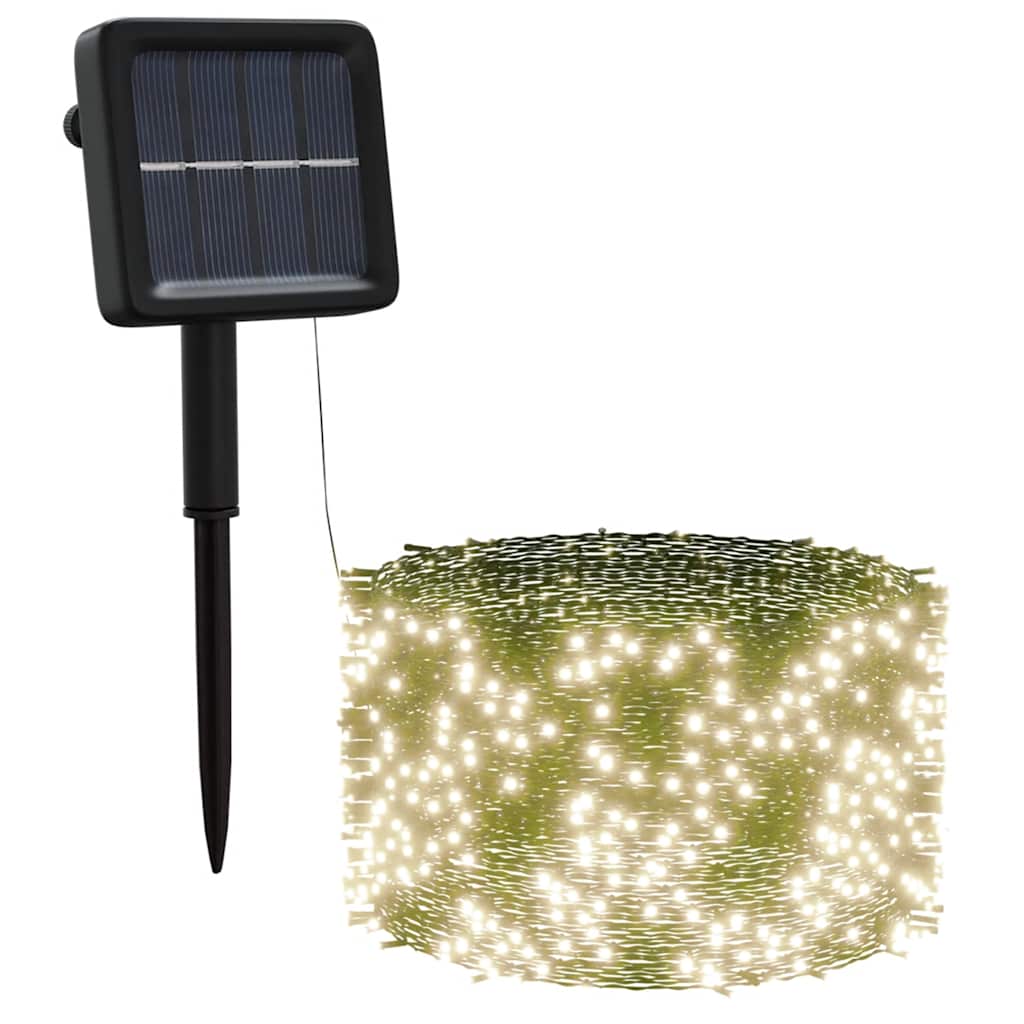 vidaXL Solar-Lichterketten 5 Stk. 5x200 LED Warmweiß Innen Außen