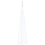 vidaXL LED-Leuchtkegel Acryl Deko Kaltweiß 90 cm