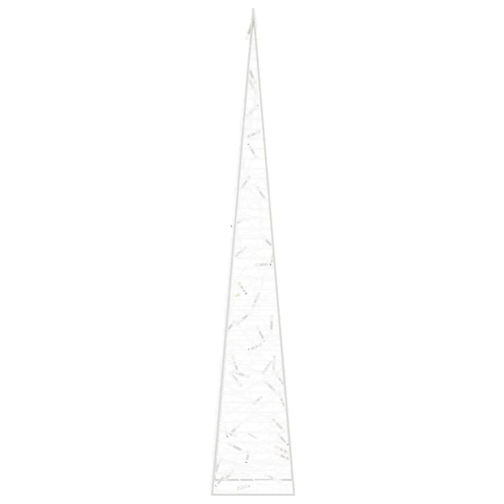 vidaXL LED-Leuchtkegel Acryl Deko Kaltweiß 90 cm
