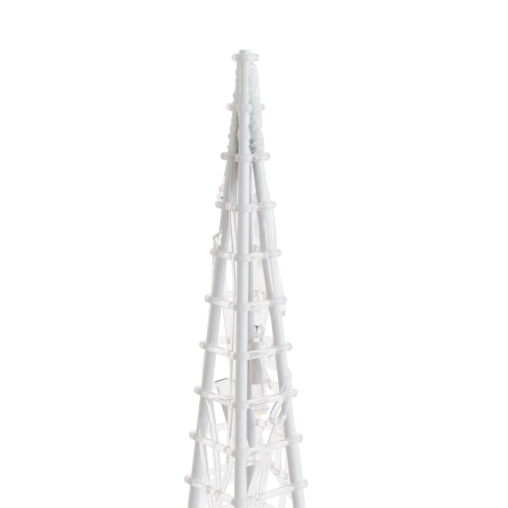 vidaXL LED-Leuchtkegel-Set Acryl Deko Blau 30/45/60 cm