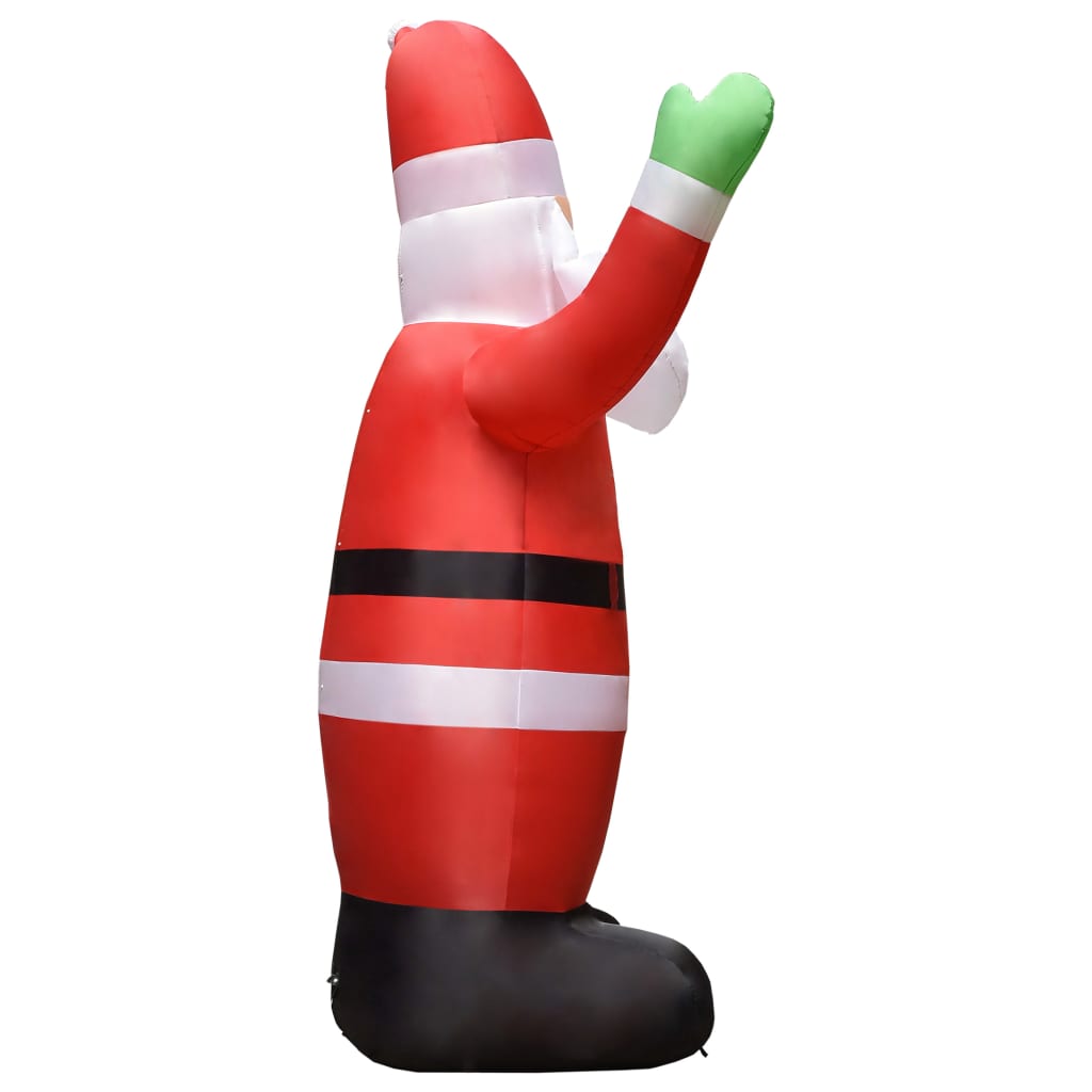 vidaXL LED Weihnachtsmann Aufblasbar mit LEDs Weihnachtsdeko IP44 3 m