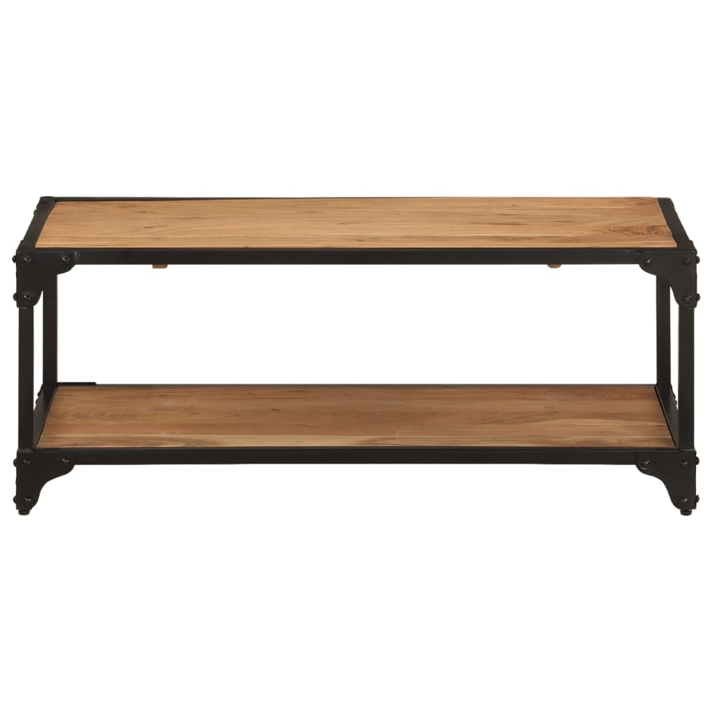 vidaXL Couchtisch 90x45x35 cm Massivholz Akazie