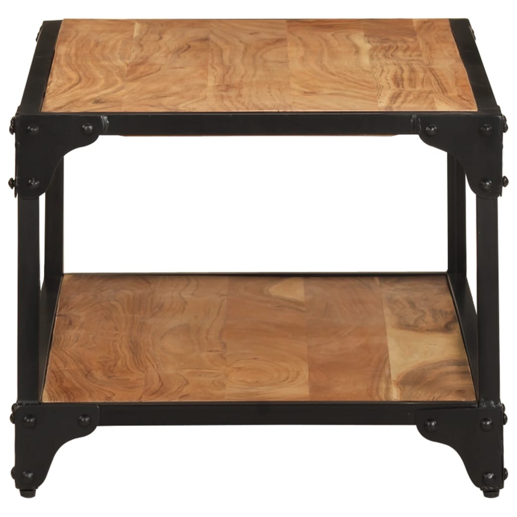 vidaXL Couchtisch 90x45x35 cm Massivholz Akazie