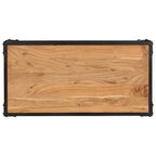 vidaXL Couchtisch 90x45x35 cm Massivholz Akazie