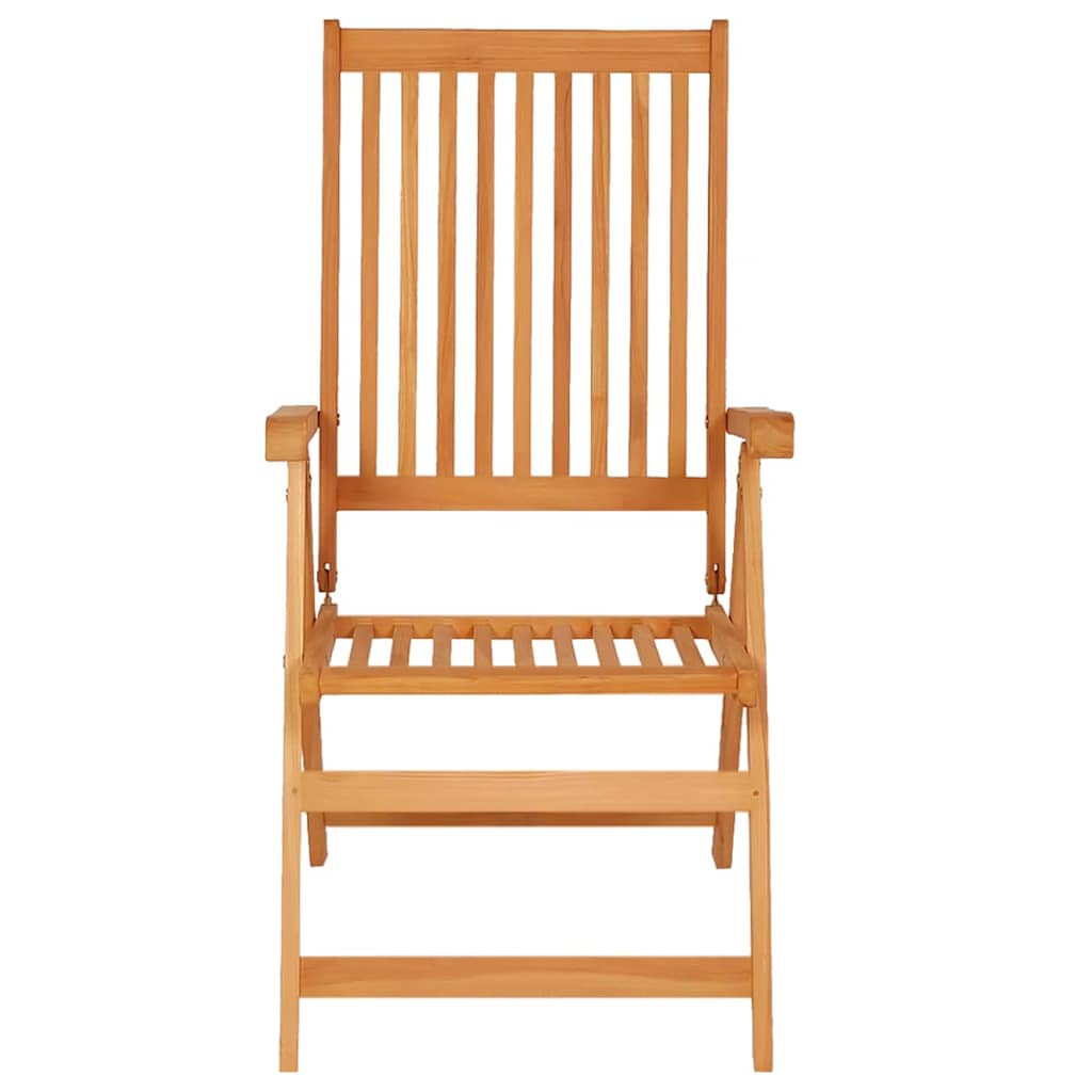 vidaXL Garten-Liegestühle 8 Stk. Massivholz Teak