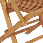 vidaXL Gartenstühle 8 Stk. Massivholz Teak