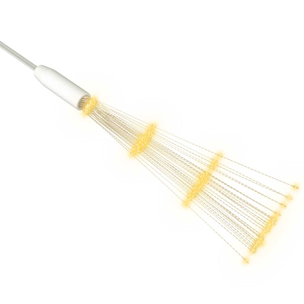 vidaXL Feuerwerkslichter 4 Stk. Weihnachtsdeko Warmweiß 20 cm 560 LEDs