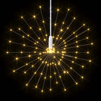 vidaXL Feuerwerkslichter 4 Stk. Weihnachtsdeko Warmweiß 20 cm 560 LEDs