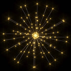 vidaXL Feuerwerkslichter 4 Stk. Weihnachtsdeko Warmweiß 20 cm 560 LEDs