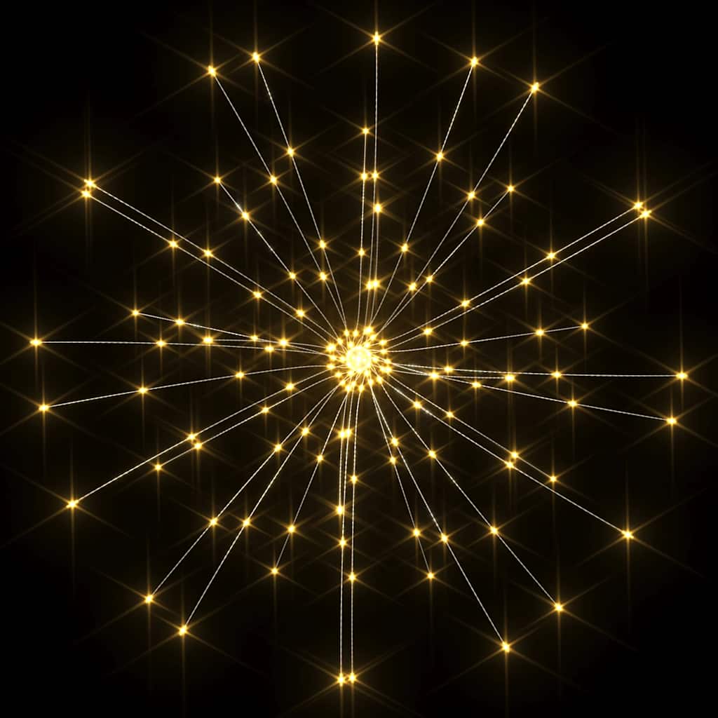 vidaXL Feuerwerkslichter 4 Stk. Weihnachtsdeko Warmweiß 20 cm 560 LEDs