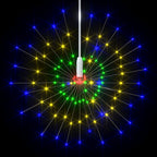 vidaXL Feuerwerkslicht Weihnachtsdeko Mehrfarbig 20 cm 140 LEDs