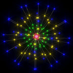 vidaXL Feuerwerkslicht Weihnachtsdeko Mehrfarbig 20 cm 140 LEDs