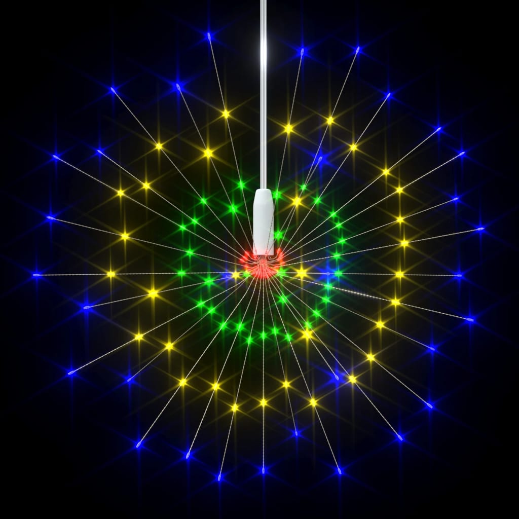 vidaXL Feuerwerkslichter 10 Stk. Mehrfarbig 20 cm 1400 LEDs
