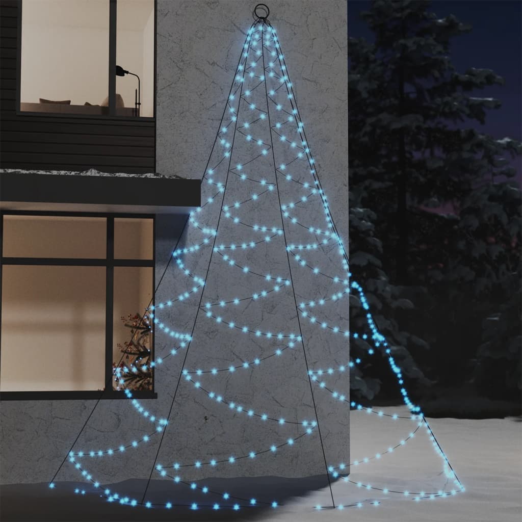 vidaXL LED-Wandbaum mit Metallhaken 720 LED Kaltweiß 5m Indoor Outdoor