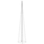vidaXL Weihnachtsbaum Kegelform 752 LEDs Deko Blau 160x500 cm