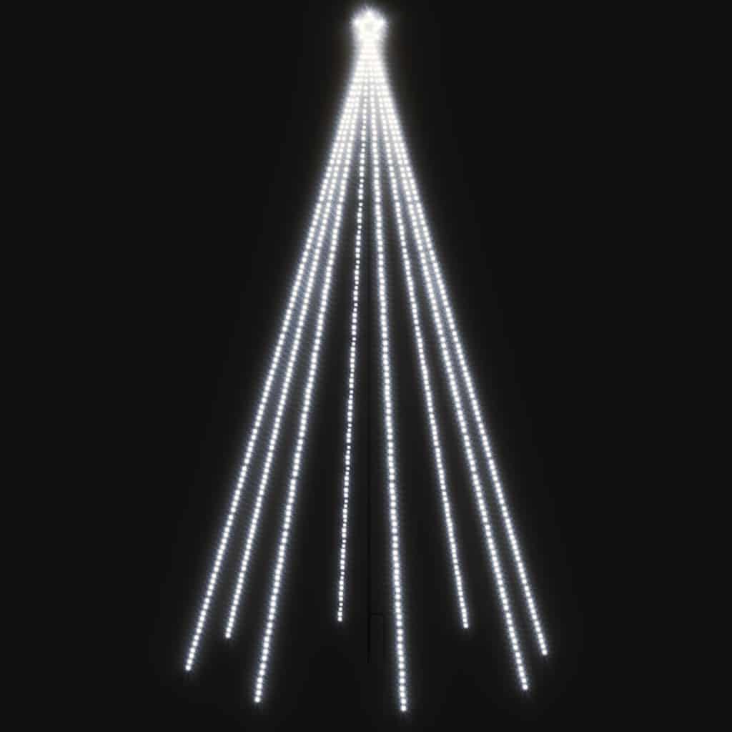 vidaXL Weihnachtsbaum-Lichterketten Indoor Outdoor 400 LEDs 2,5 m