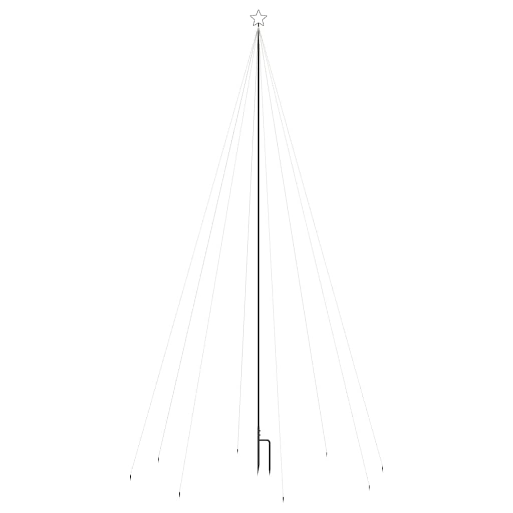 vidaXL Weihnachtsbaum-Lichterketten Indoor Outdoor 400 LEDs 2,5 m