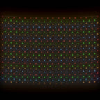 vidaXL LED-Lichternetz Mehrfarbig 3x2 m 204 LEDs Indoor Outdoor