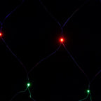 vidaXL LED-Lichternetz Mehrfarbig 3x2 m 204 LEDs Indoor Outdoor