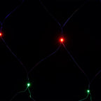 vidaXL Weihnachts-Lichternetz Mehrfarbig 3x3 m 306 LEDs Indoor Outdoor