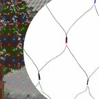 vidaXL Weihnachts-Lichternetz Mehrfarbig 3x3 m 306 LEDs Indoor Outdoor