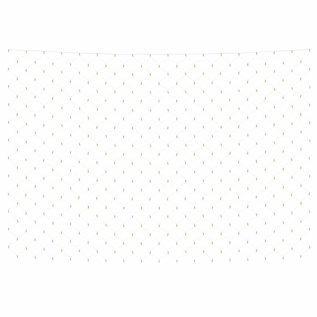 vidaXL Weihnachts-Lichternetz 4x4 m 544 LED Warmweiß Indoor Outdoor