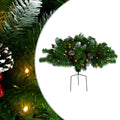 vidaXL Künstlicher Weihnachtsbaum mit Beleuchtung Outdoor Grün 40 cm