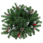 vidaXL Künstlicher Weihnachtsbaum mit Beleuchtung Outdoor Grün 40 cm